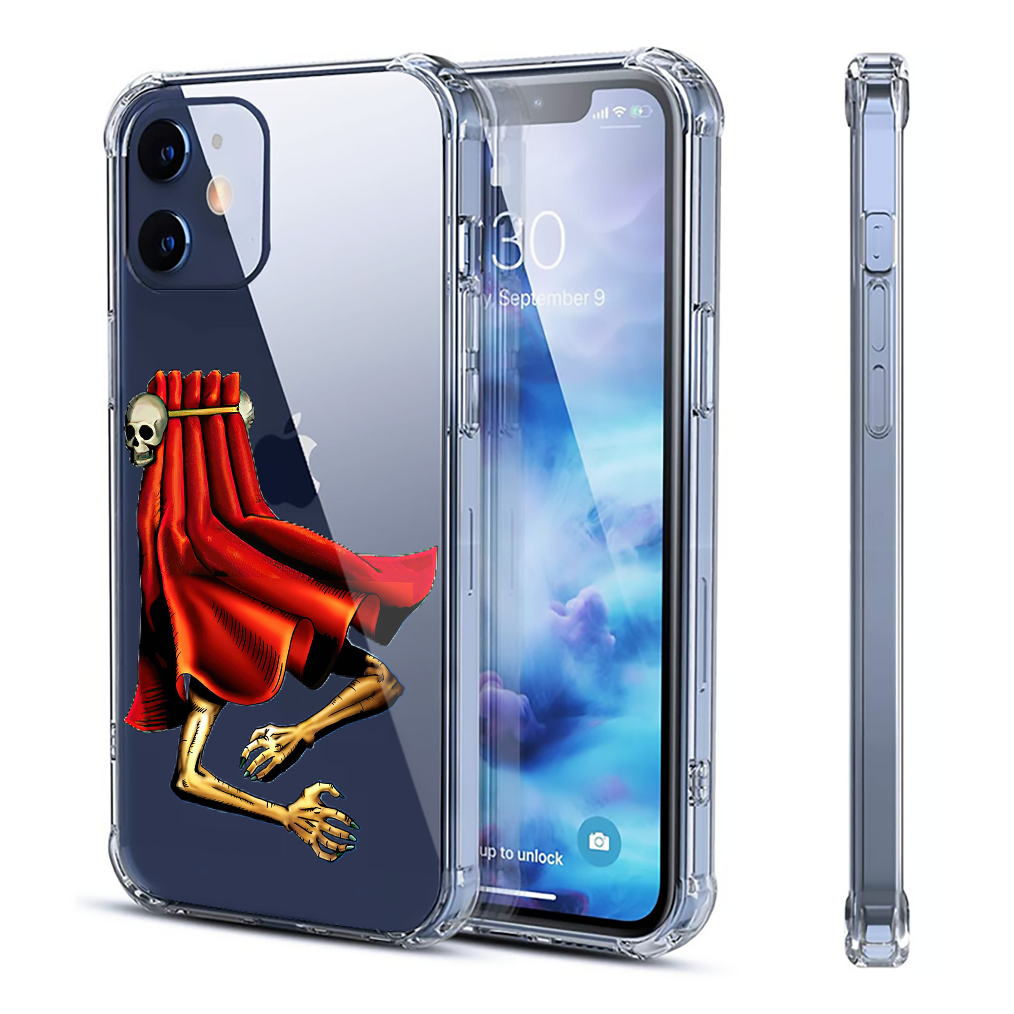 （画像用） 遊☆戯☆王 Yu-Gi-Oh! 【iPhone 12シリーズ対応】透明スマホケース（クリアソフトケース）